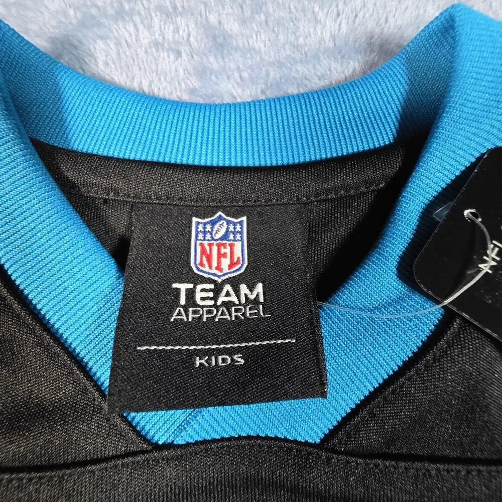 Carolina Panthers NFL Jersey Shirt Baby 12M Black Blue NWT Team Apparel